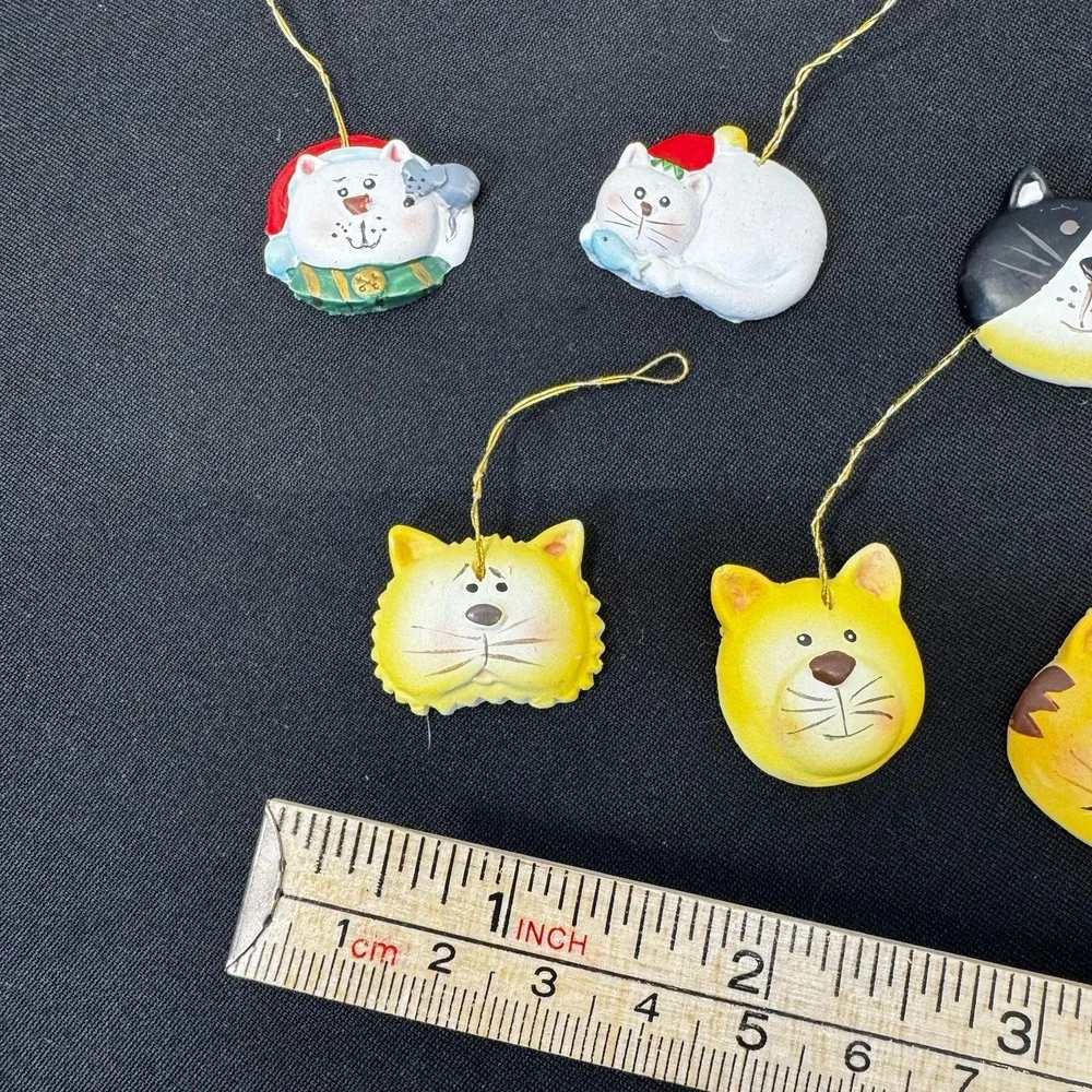 MINI CAT CHRISTMAS TREE ORNAMENTS 1